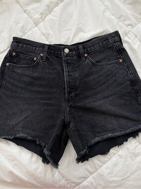 Aritzia Denim Forum High-Waist Denim Shorts